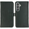 Echt Lederen Bookcase voor de Samsung Galaxy S24 Plus - Groen