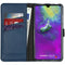 Echt Lederen Bookcase voor Huawei Mate 20 - Blauw