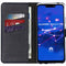 Echt Lederen Bookcase voor Huawei Mate 20 Lite - Donkerblauw