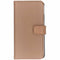 Echt Lederen Bookcase voor iPhone Xr - Beige