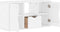 vidaXL - Tv-meubel - met - lade - ODDA - 79x24x40 - cm - massief - grenenhout - wit