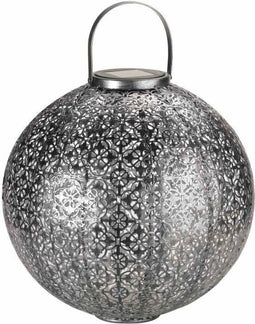 SMART GARDEN Jumbo Damasque - Solarlantaarn - Opengewerkt metaal - Goud - 32 x 30 cm