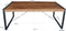 D - Livingfurn - Eetkamertafel Strong - U-Poten - Mango Hout - 200cm
