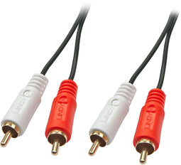Lindy 35663 - Cinch Audio Aansluitkabel - 5 m - Zwart