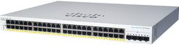 Cisco CBS220-24P-4X - Managed Switch - 24x 1Gbps Ethernet - 4x SFP+ - PoE 195W