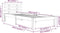 vidaXL - Bedframe - massief - hout - 90x190 - cm