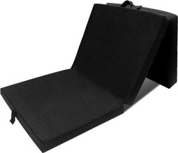 vidaXL - Schuimmatras - opklapbaar - zwart - 190x70x9 - cm