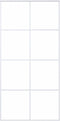 vidaXL - Schuifdeur - 102,5x205 - cm - mat - ESG-glas - en - aluminium - wit