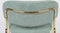ANLI STYLE LOUNGE CHAIR JOLIEN GOLD/LIGHT GREEN