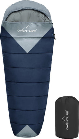 Oventure Nox slaapzak | 230x80/60 cm | Mummiemodel | Wame slaapzak | Met compressietas