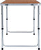 vidaXL - Campingtafel - inklapbaar - 120x60 - cm - aluminium