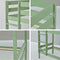 ECO Comfort stapelbed 70x160 cm met lattenbodem, bleekgroen, ECO-gecertificeerd FSC-hout, Massief Grenenhout, Lak op Waterbasis, Gemaakt in de EU, 10 jaar Fabrieksgarantie