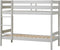 ECO Comfort stapelbed 70x160 cm met lattenbodem, Duif Grijs, ECO-gecertificeerd FSC-hout, Massief Grenenhout, Lak op Waterbasis, Gemaakt in de EU, 10 jaar Fabrieksgarantie