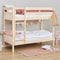 ECO Comfort stapelbed 70x160 cm met lattenbodem, natuurlijk hout, ECO-gecertificeerd FSC-hout, Massief Grenenhout, Lak op Waterbasis, Gemaakt in de EU, 10 jaar Fabrieksgarantie