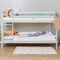 ECO Comfort stapelbed 90x200 cm met lattenbodem, Duif Grijs, ECO-gecertificeerd FSC-hout, Massief Grenenhout, Lak op Waterbasis, Gemaakt in de EU, 10 jaar Fabrieksgarantie