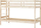 ECO Comfort stapelbed 90x200 cm met lattenbodem, natuurlijk hout, ECO-gecertificeerd FSC-hout, Massief Grenenhout, Lak op Waterbasis, Gemaakt in de EU, 10 jaar Fabrieksgarantie