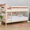 ECO Comfort stapelbed 90x200 cm met lattenbodem, natuurlijk hout, ECO-gecertificeerd FSC-hout, Massief Grenenhout, Lak op Waterbasis, Gemaakt in de EU, 10 jaar Fabrieksgarantie