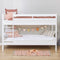 ECO Comfort stapelbed 90x200 cm met lattenbodem, wit