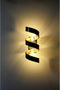 ECO-Light LED-HELIX-AP3 NER LED-HELIX-AP3 NER LED-wandlamp 9 W Warmwit Goud, Zwart