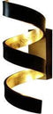 ECO-Light LED-HELIX-AP3 NER LED-HELIX-AP3 NER LED-wandlamp 9 W Warmwit Goud, Zwart