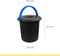Eco Solution, Afvalemmer met Handvat 16L - Prullenbak met Deksel voor Afvalscheiding - Blauw/Geel - Afvalscheidingprullenbakken - Recycle – Afvalbak - Vuilnisbak – Vuilnisemmer – Sorteerafvalemmer - Kantoor – Keuken