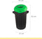 Eco Solution, Prullenbak met Deksel voor Afvalscheiding - 35L – Groen/Geel - Recycle – Afvalbak - Vuilnisbak – Afvalemmer – Afvalscheidingprullenbak – Vuilnisemmer – Sorteerafvalemmer – Kantoor – Keuken - School