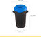 Eco Solution, Prullenbak met Deksel voor Afvalscheiding - 35L – Blauw/Geel - Recycle – Afvalbak - Vuilnisbak – Afvalemmer – Afvalscheidingprullenbak – Vuilnisemmer – Sorteerafvalemmer – Kantoor – Keuken - School