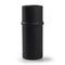 Eco vaas 'funny y' mat zwart h25 d11 cm