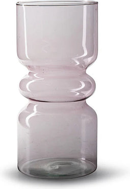 Eco vaas 'funny z' roze h25 d10 cm