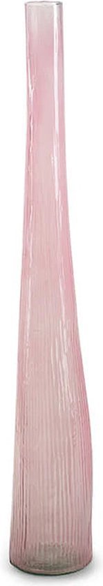 Eco vaas 'corfu' roze h60 d9 cm