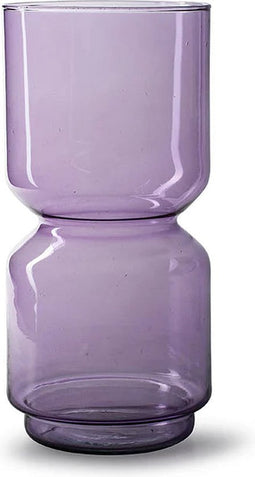 Eco vaas 'funny x' paars h25 d12 cm
