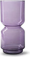 Eco vaas 'funny x' paars h25 d12 cm