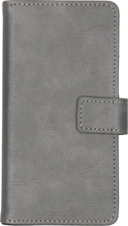 iMoshion Hoesje Geschikt voor Alcatel 1S (2019) Hoesje Met Pasjeshouder - iMoshion Luxe Bookcase - Grijs
