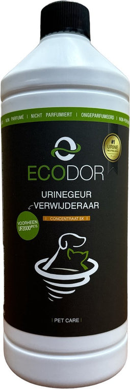 Ecodor UF2000 4Pets - Urinegeur Verwijderaar - 1000 ml (1 op 5 Concentraat) - Vegan - Ecologisch - Ongeparfumeerd