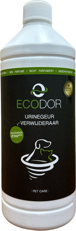 Ecodor UF2000 4Pets - Urinegeur Verwijderaar - 1000ml - Vegan - Ecologisch - Ongeparfumeerd