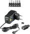Ecofvriendelijke universele voeding 600 Ma 3-12 V met 8 DC + 1 USB-adapter Power Plug