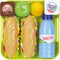 Ecoiffier 100% Chef Sandwich Set met Dienblad