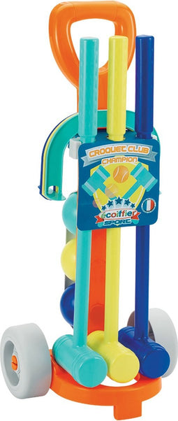 Ecoiffier Croquet Set - Croquetspel - 3 ballen, 3 hamers en 6 poortjes