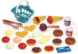 Ecoiffier Shop Supermarktkraam met IJs Vert Azur 28 el.