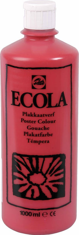 Ecola plakkaatverf 318 Karmijn 1000ML