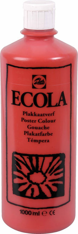 Ecola plakkaatverf 334 Scarlet 1000ML