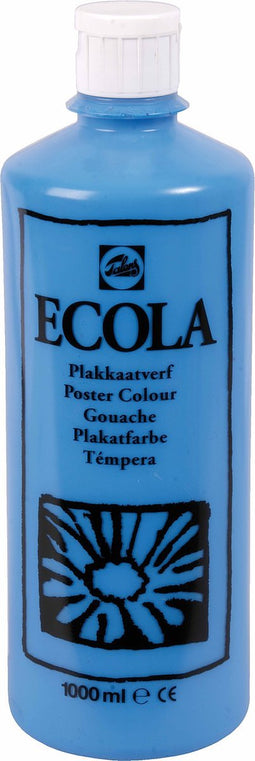 Ecola plakkaatverf 501 Lichtblauw (Cyaan) 1000ML