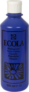 Ecola plakkaatverf 502 Donkerblauw 500ML
