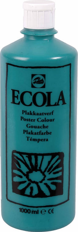 Ecola plakkaatverf 602 Donkergroen 1000ML
