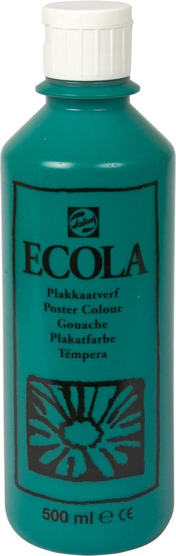 Ecola plakkaatverf 602 Donkergroen 500ML