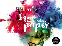 Ecoline Aquarelpapierblok | 24 x 32 cm, 290 g/m², 12 vellen