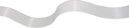 econ connect 28AWG40GR Lintkabel Rastermaat: 1.27 mm 40 x 0.08 mm² Grijs 30.50 m