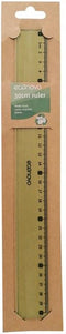 Econovo meetlat | uit gerecycleerd plastic | 30 cm | groen | blister 1 stuk