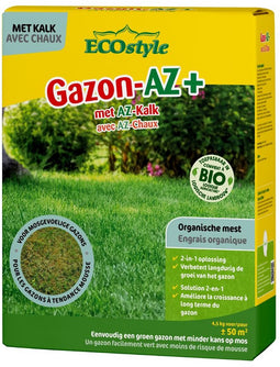 Ecostyle Gazon-Az+ Met Az-Kalk - Gazonmeststoffen - 4.5 kg