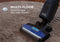 Ecowell MA04L wet dry vacuum - stofzuigen en dweilen tegelijk - 30 minuten bedrijfstijd - 12 kPA zuigkracht- basisstation met zelfreiniging - edge-cleaning - 160° kantelen - zwart/blauw